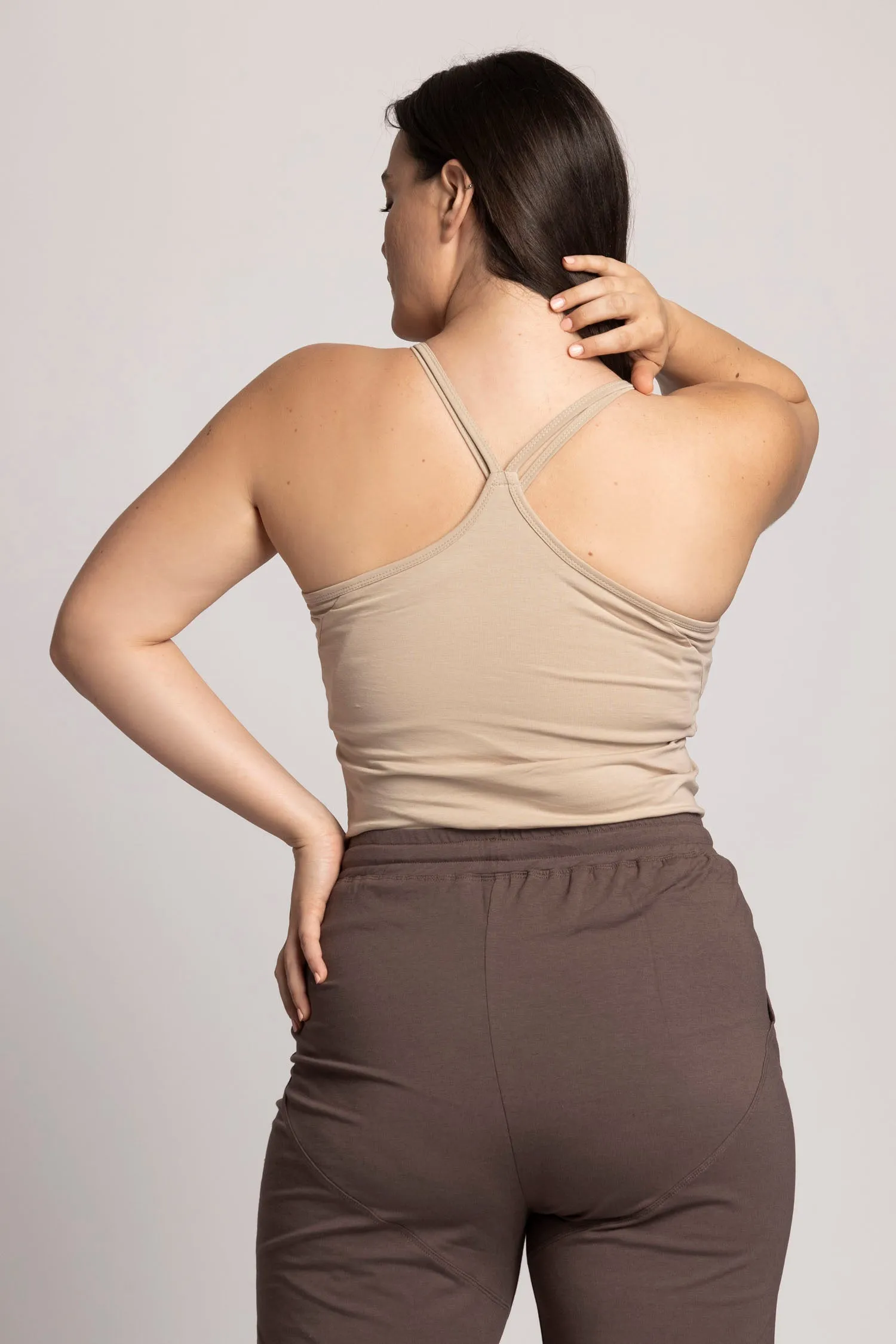 Organic Cotton Criss Cross Tank Top