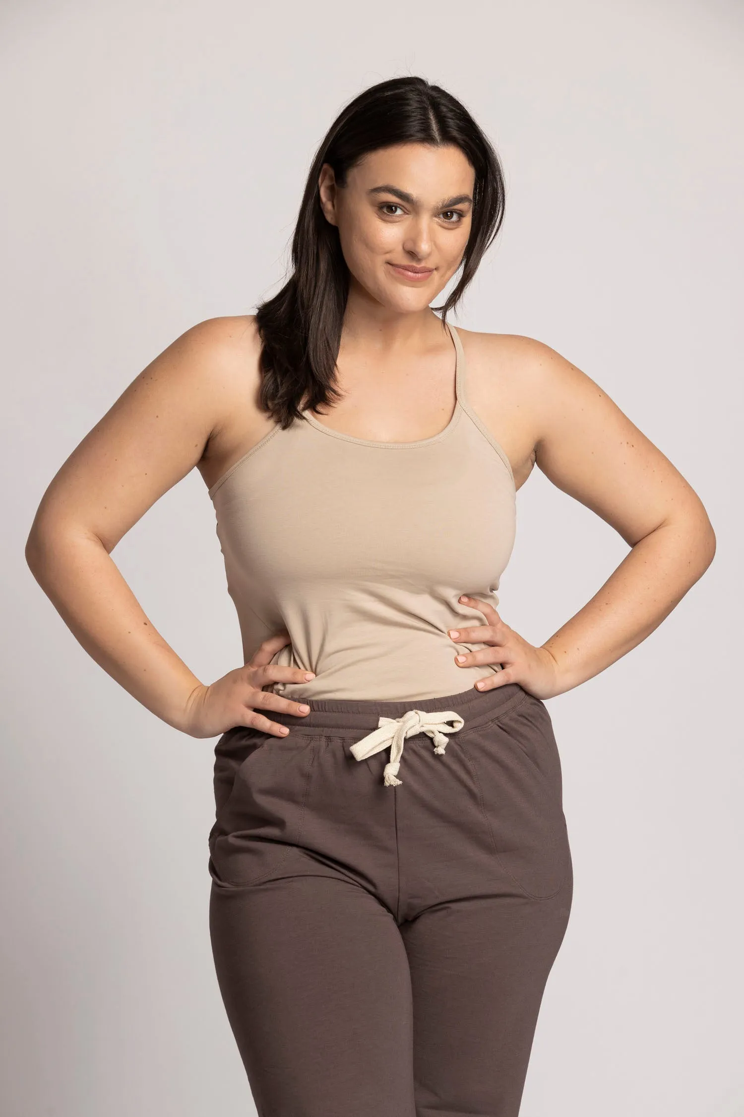 Organic Cotton Criss Cross Tank Top