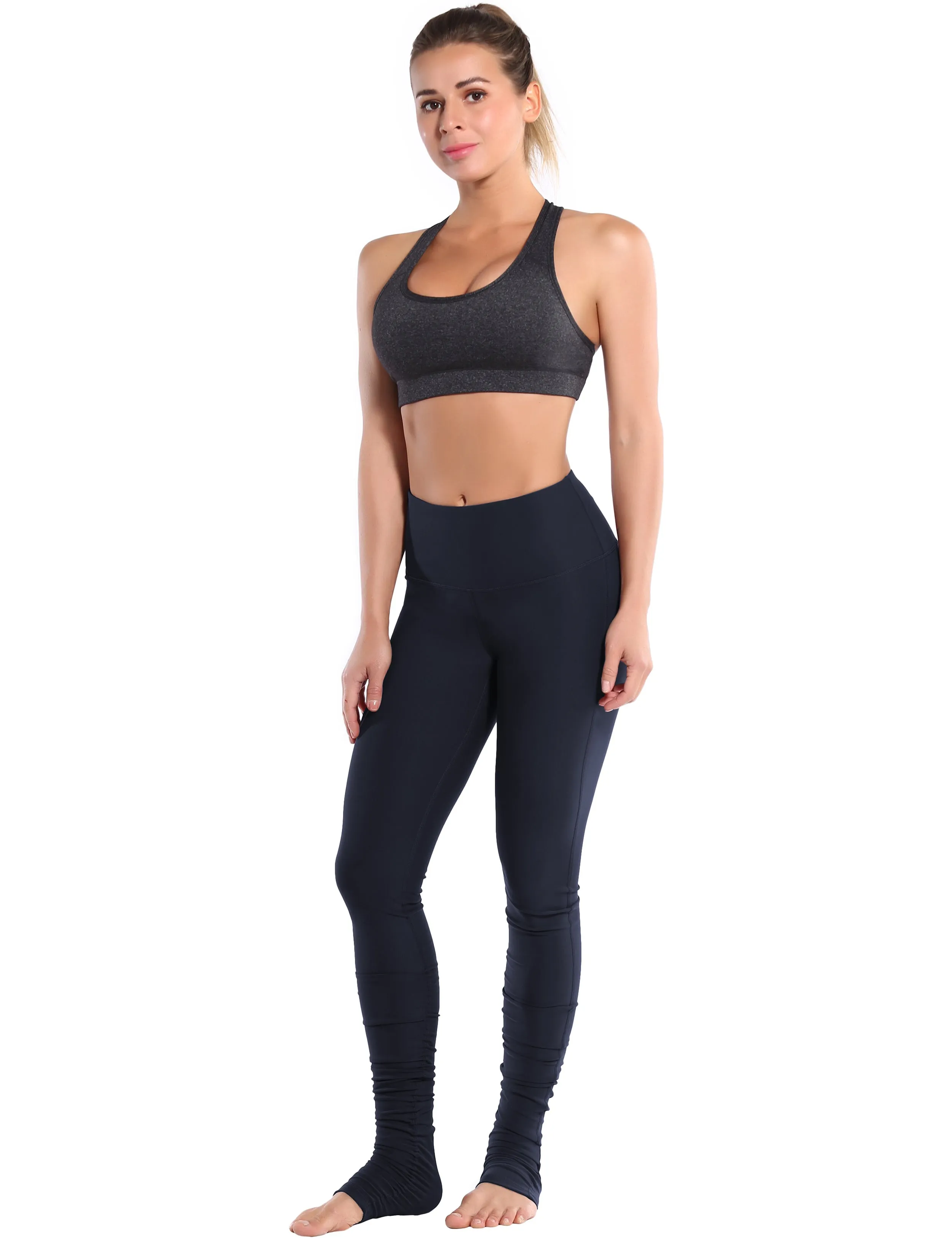 Over the Heel Yoga Pants darknavy_yoga