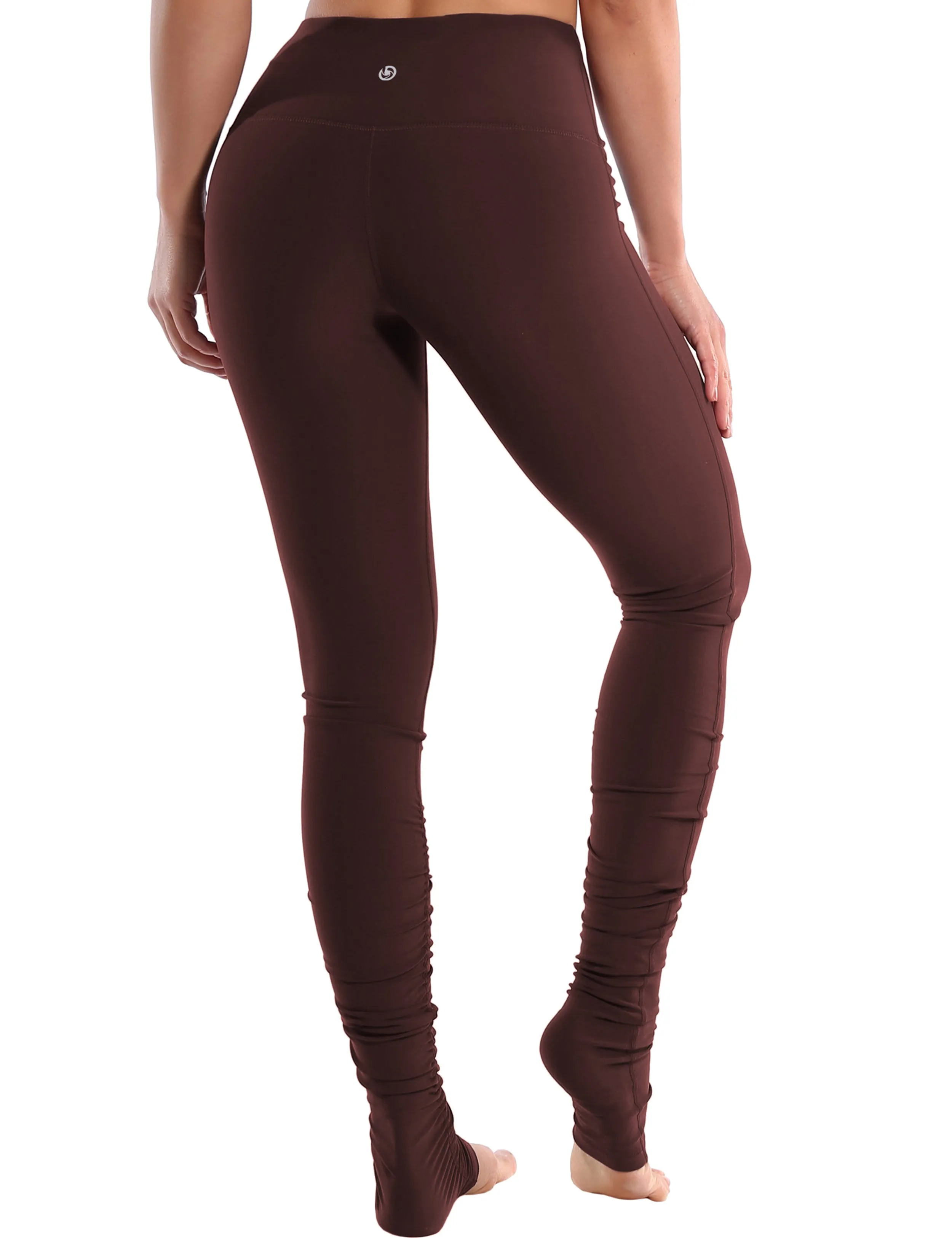 Over the Heel Yoga Pants mahoganymaroon_yoga