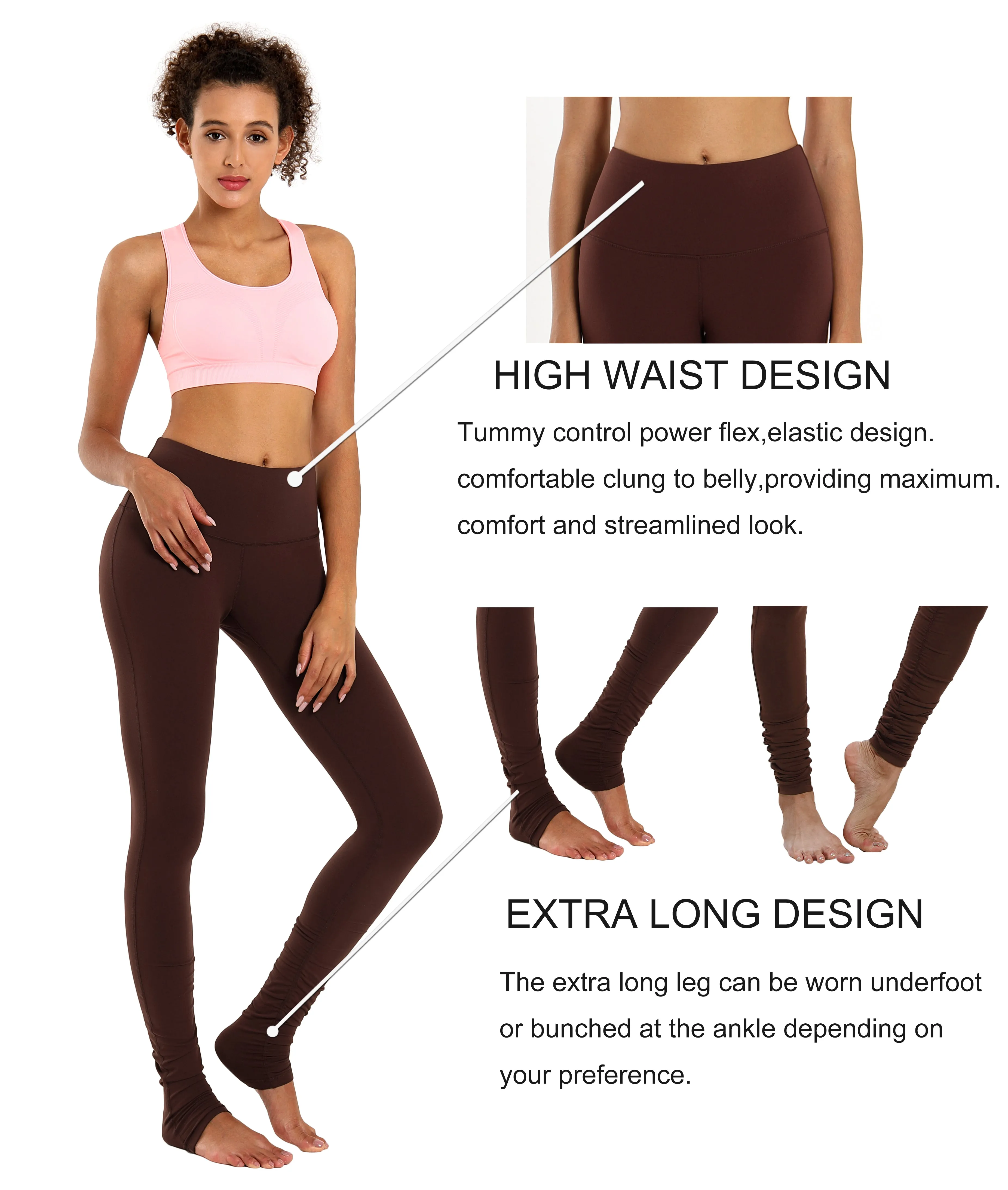 Over the Heel Yoga Pants mahoganymaroon_yoga