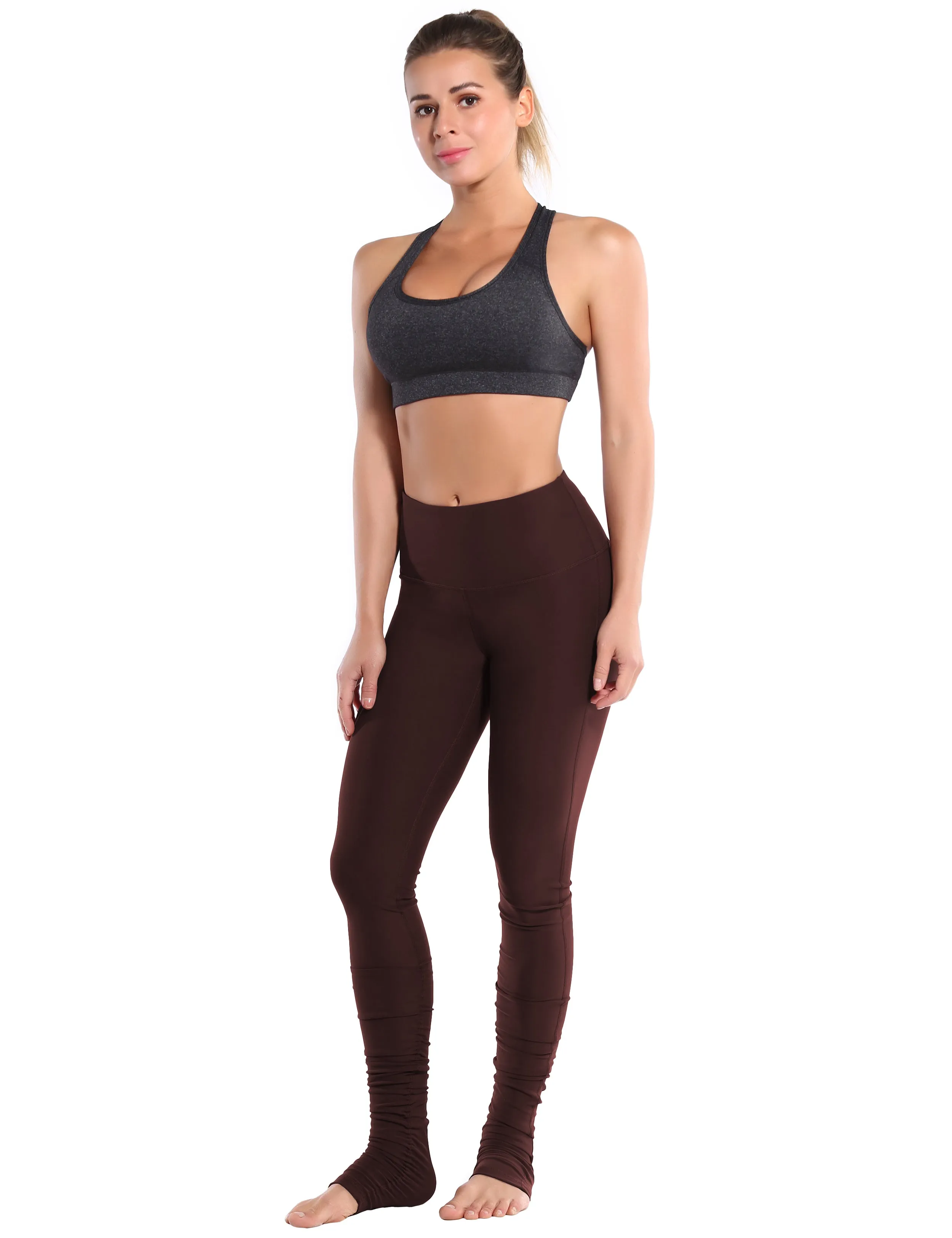 Over the Heel Yoga Pants mahoganymaroon_yoga