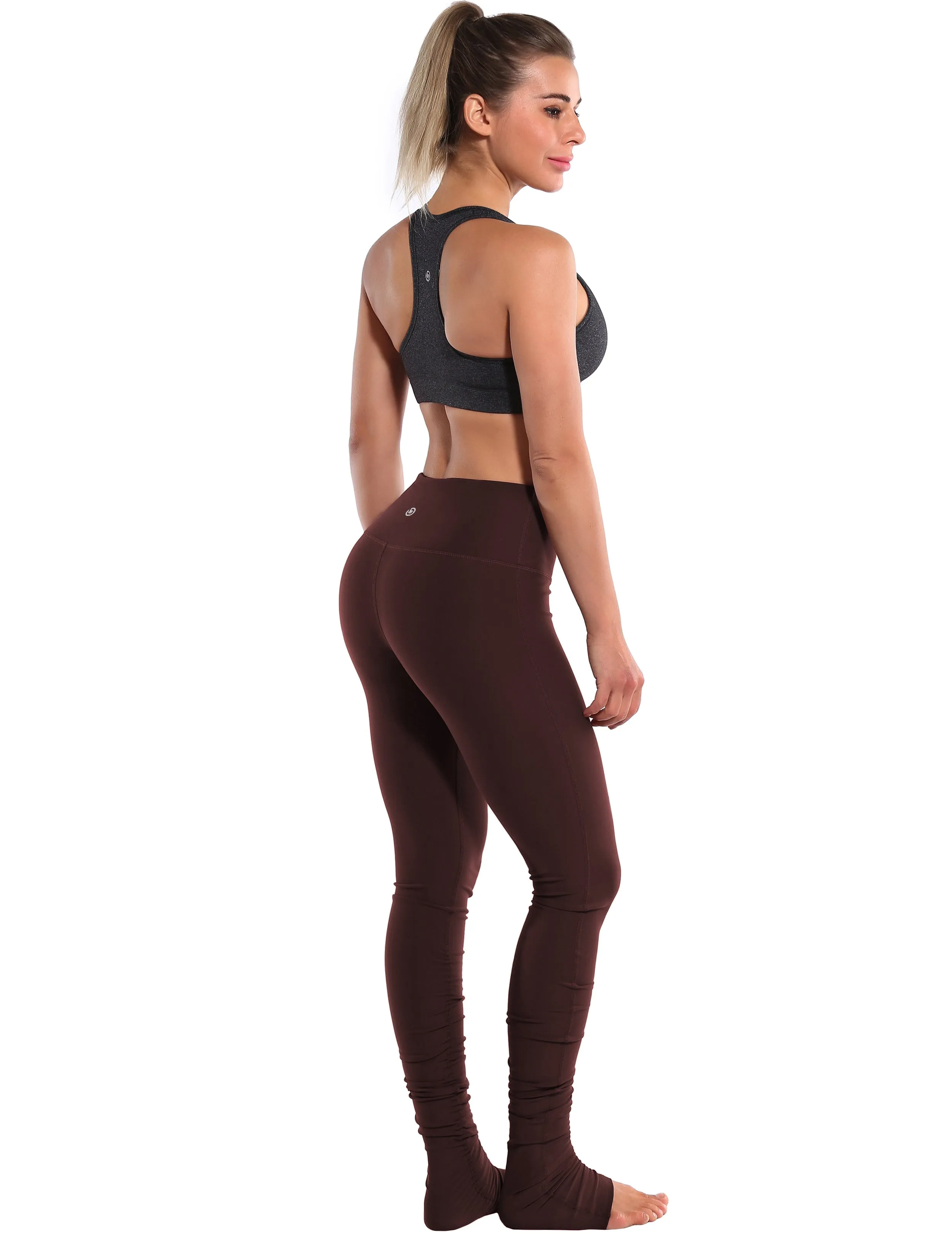 Over the Heel Yoga Pants mahoganymaroon_yoga