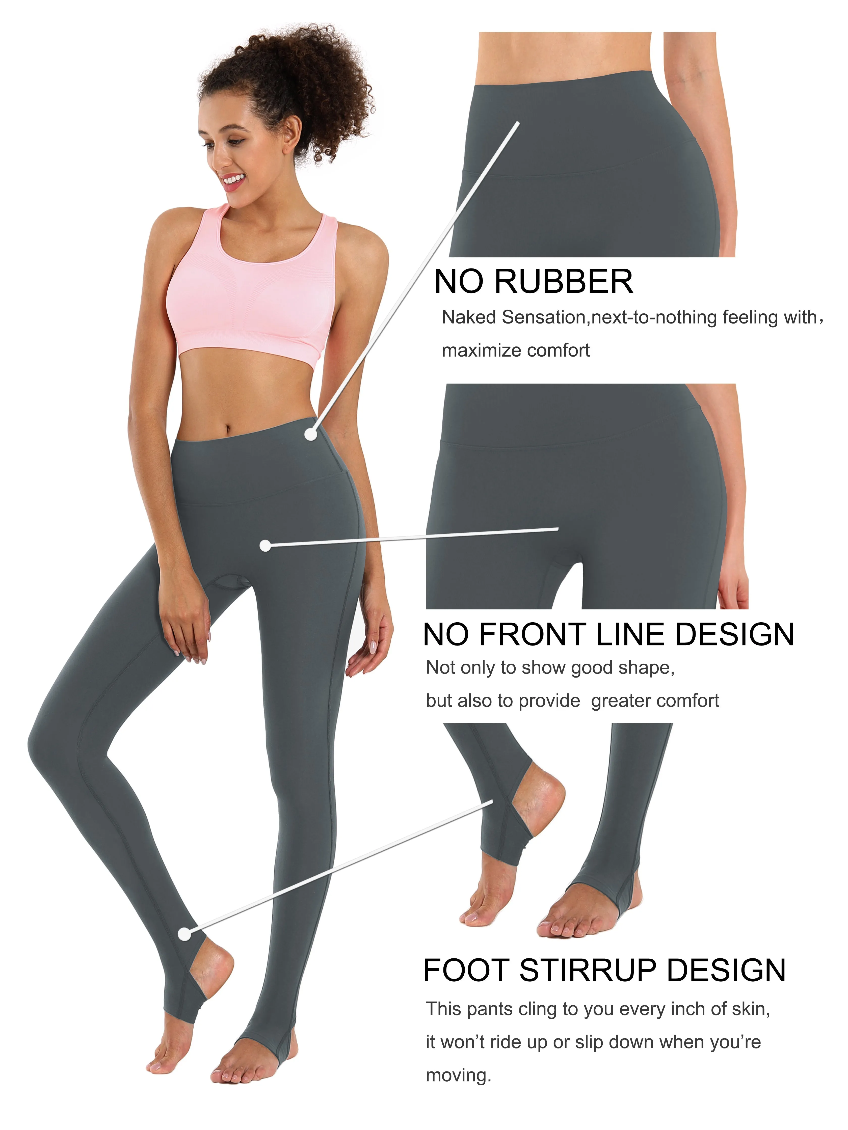 Over the Heel Yoga Pants shadowcharcoal_yoga