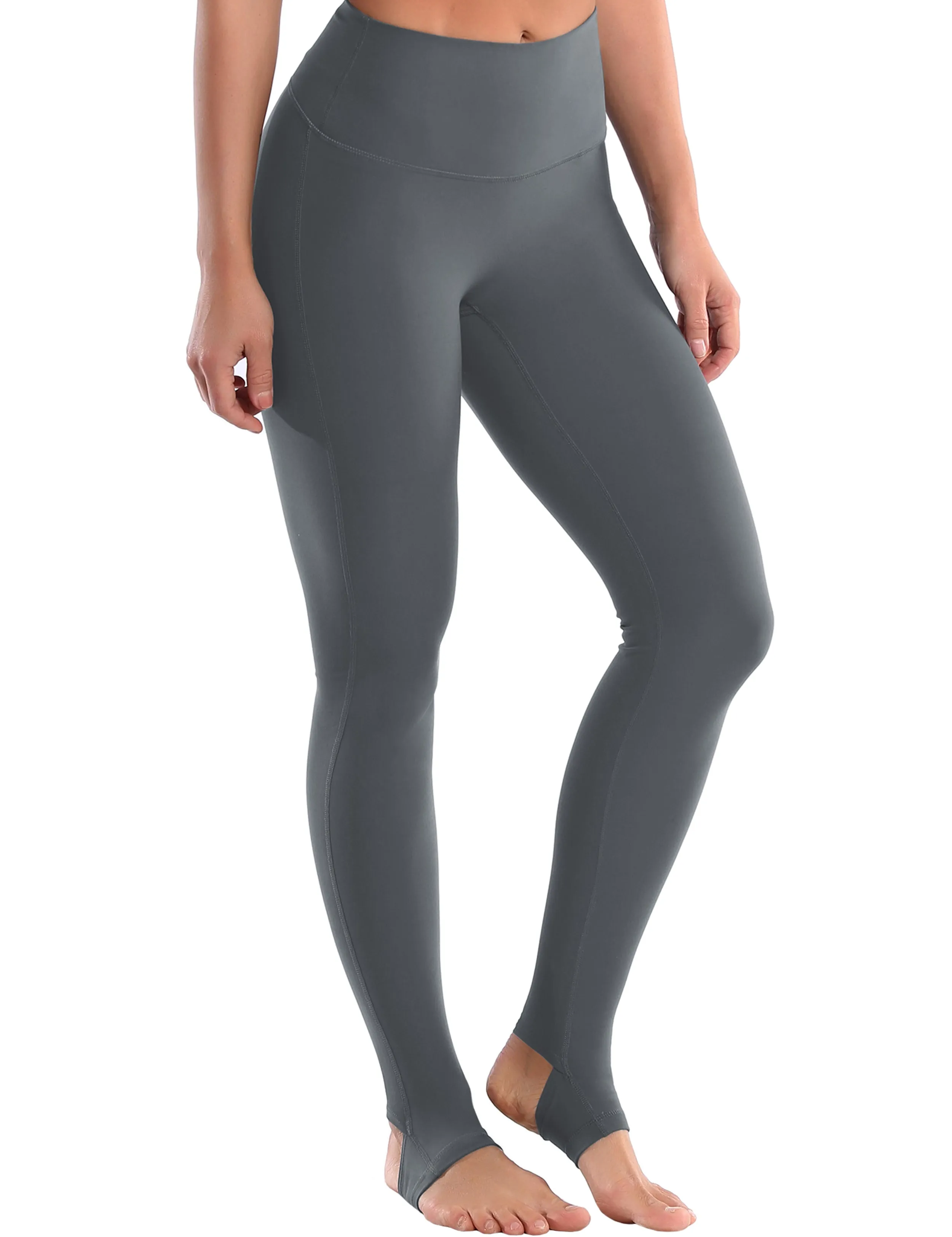 Over the Heel Yoga Pants shadowcharcoal_yoga