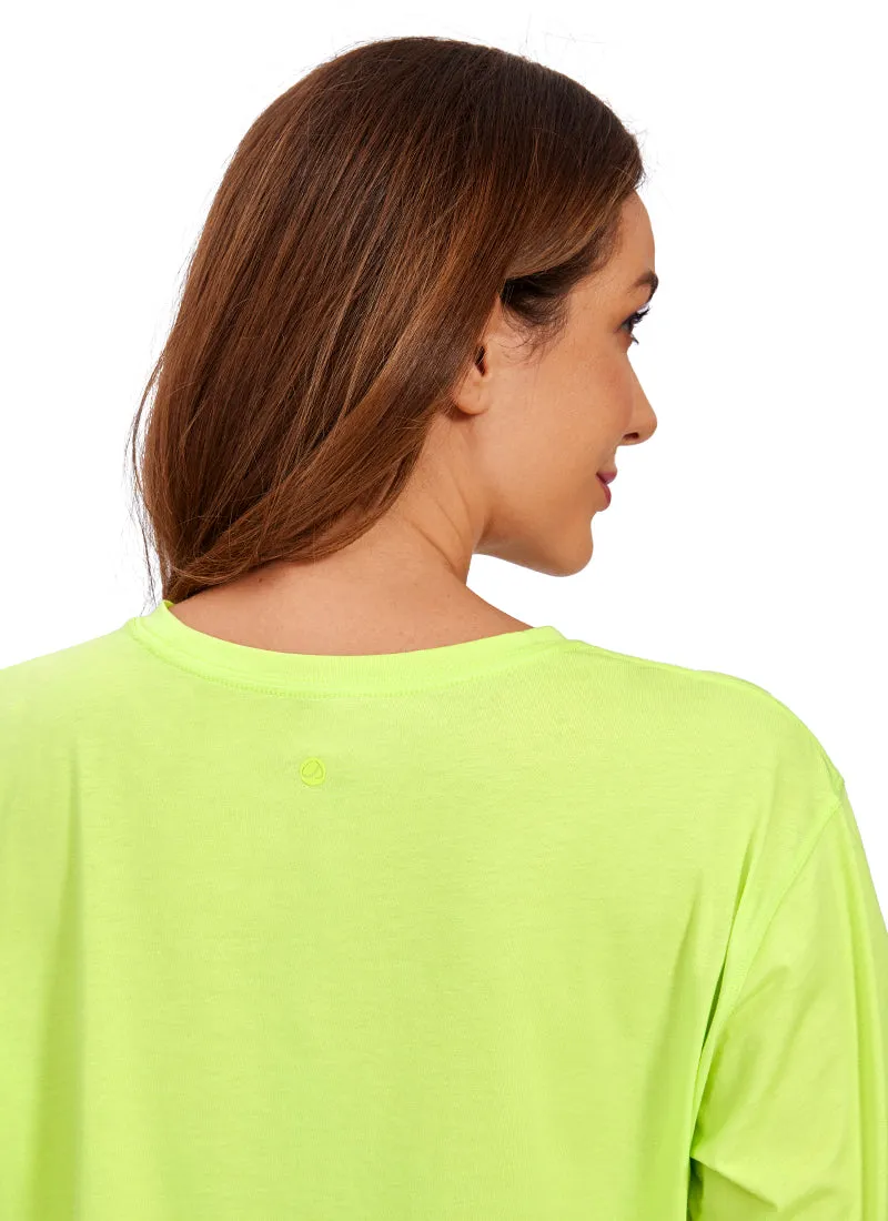 Pima Cotton Short Sleeves Cropped