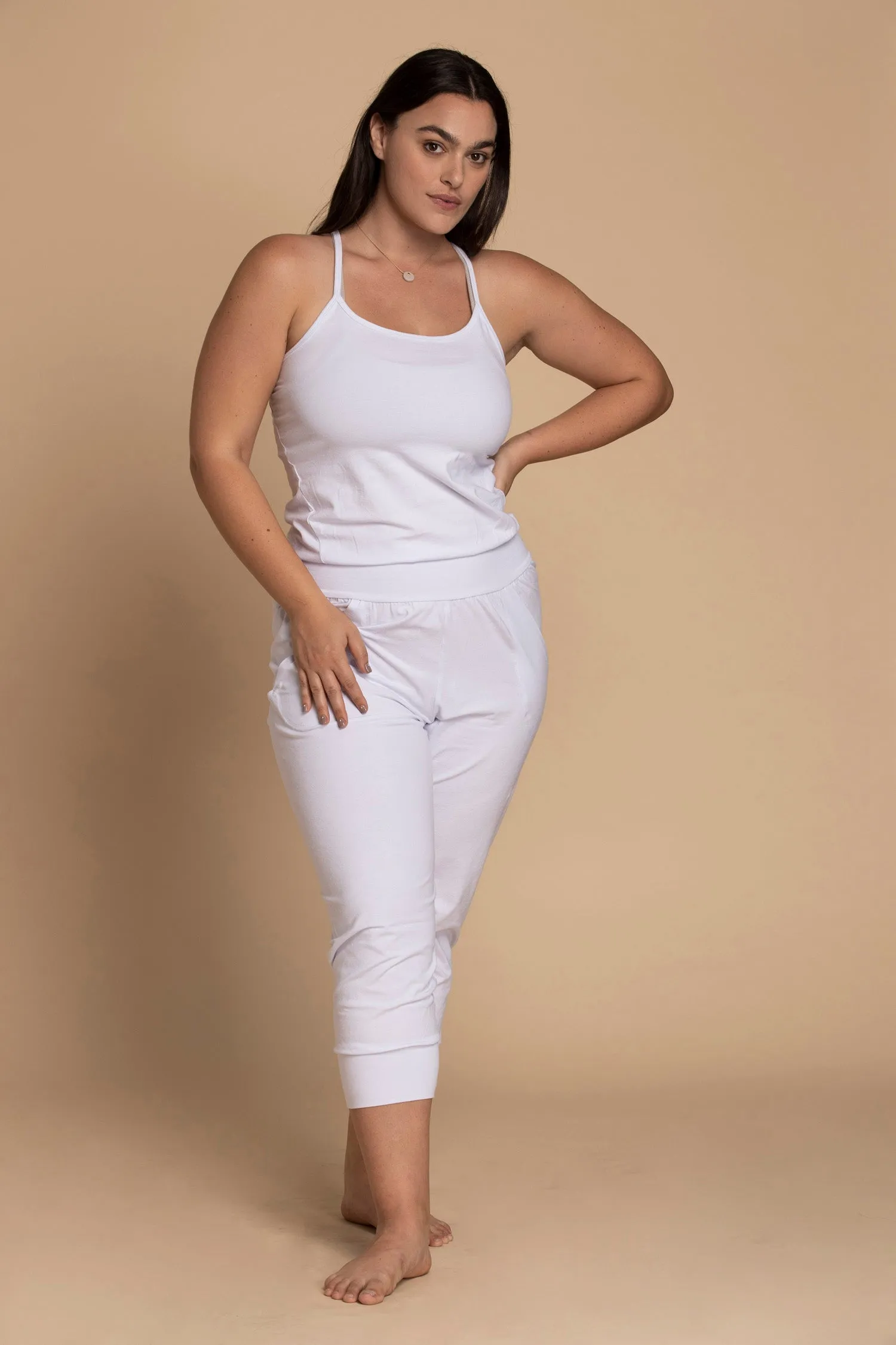 Pure White Yoga Jumpsuit