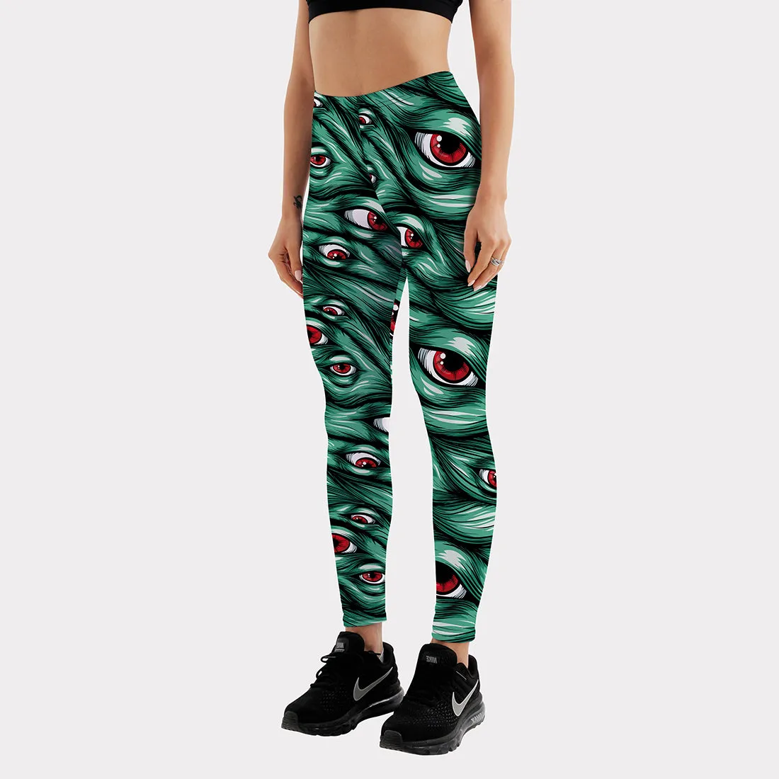 Red Eyed Monster Leggings