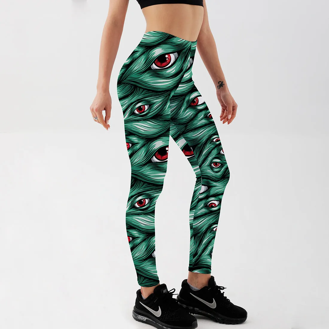 Red Eyed Monster Leggings