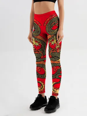 Red Queen Leggings