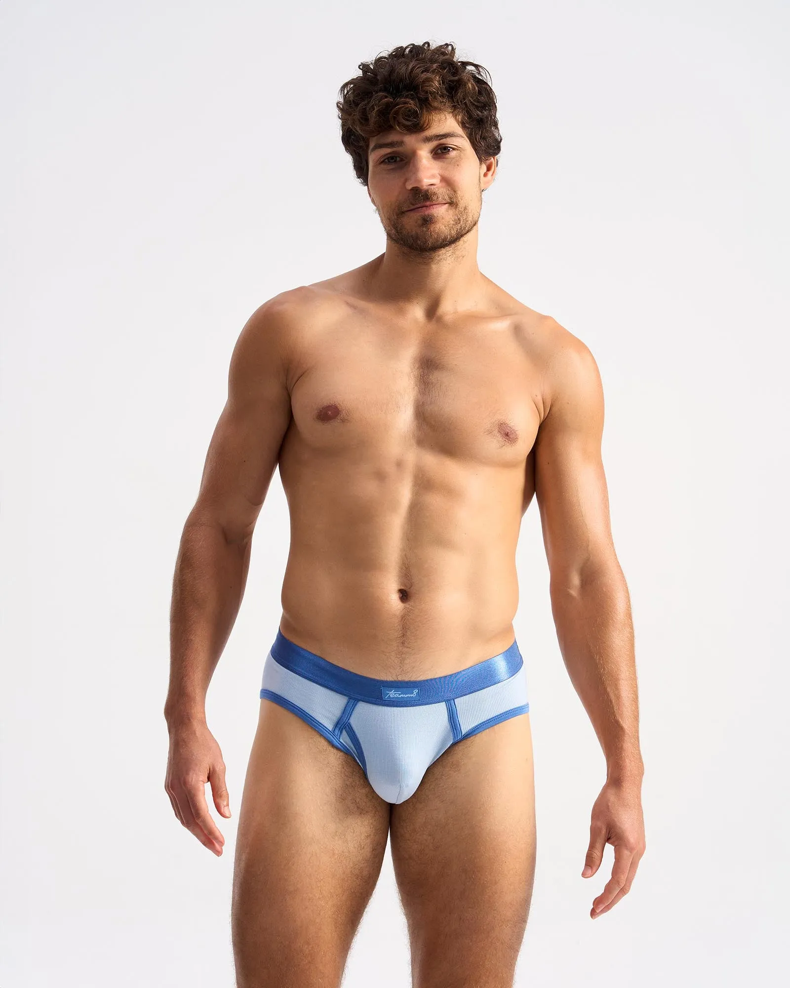 Retro Classic Brief - Blue