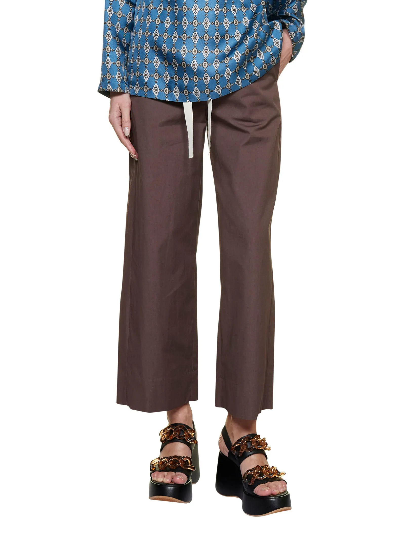 'S Max Mara Bronzo Cropped Pants