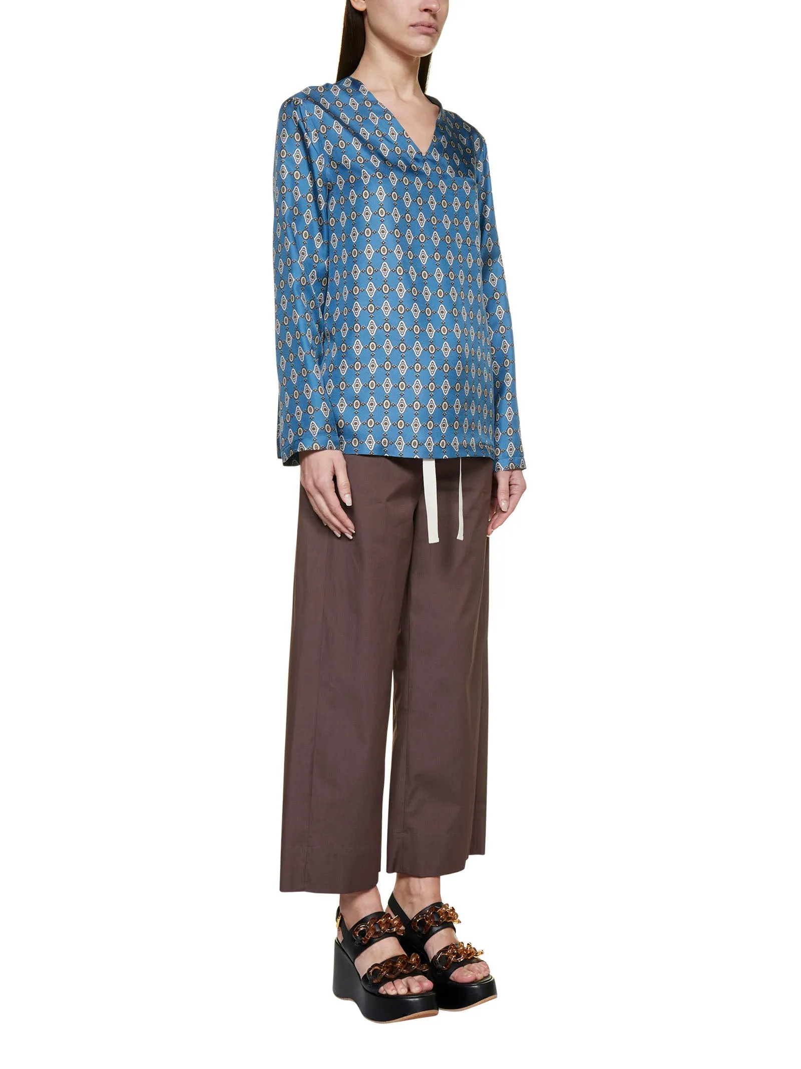 'S Max Mara Bronzo Cropped Pants