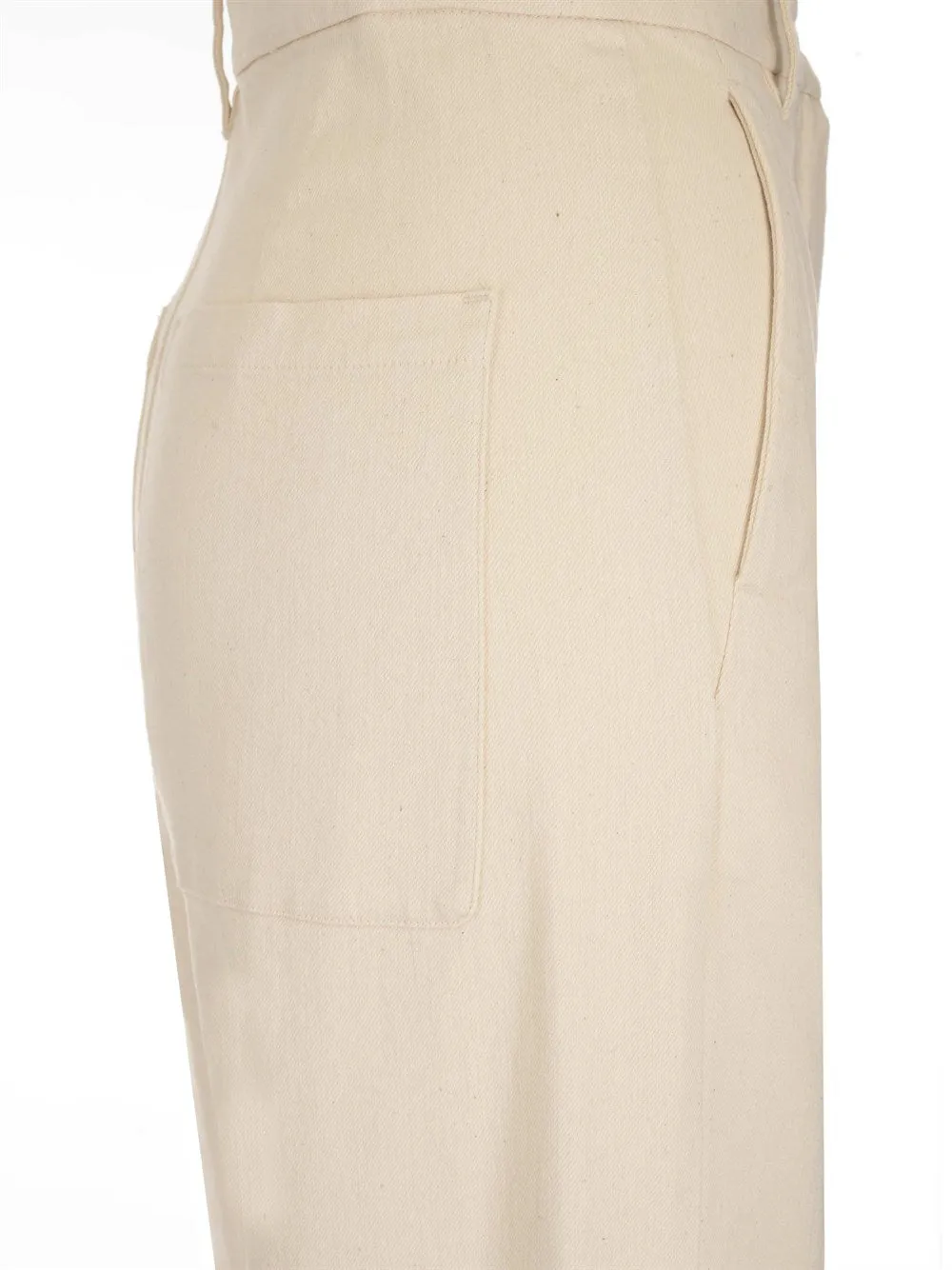 'S Max Mara Wide-Leg Cropped Trousers