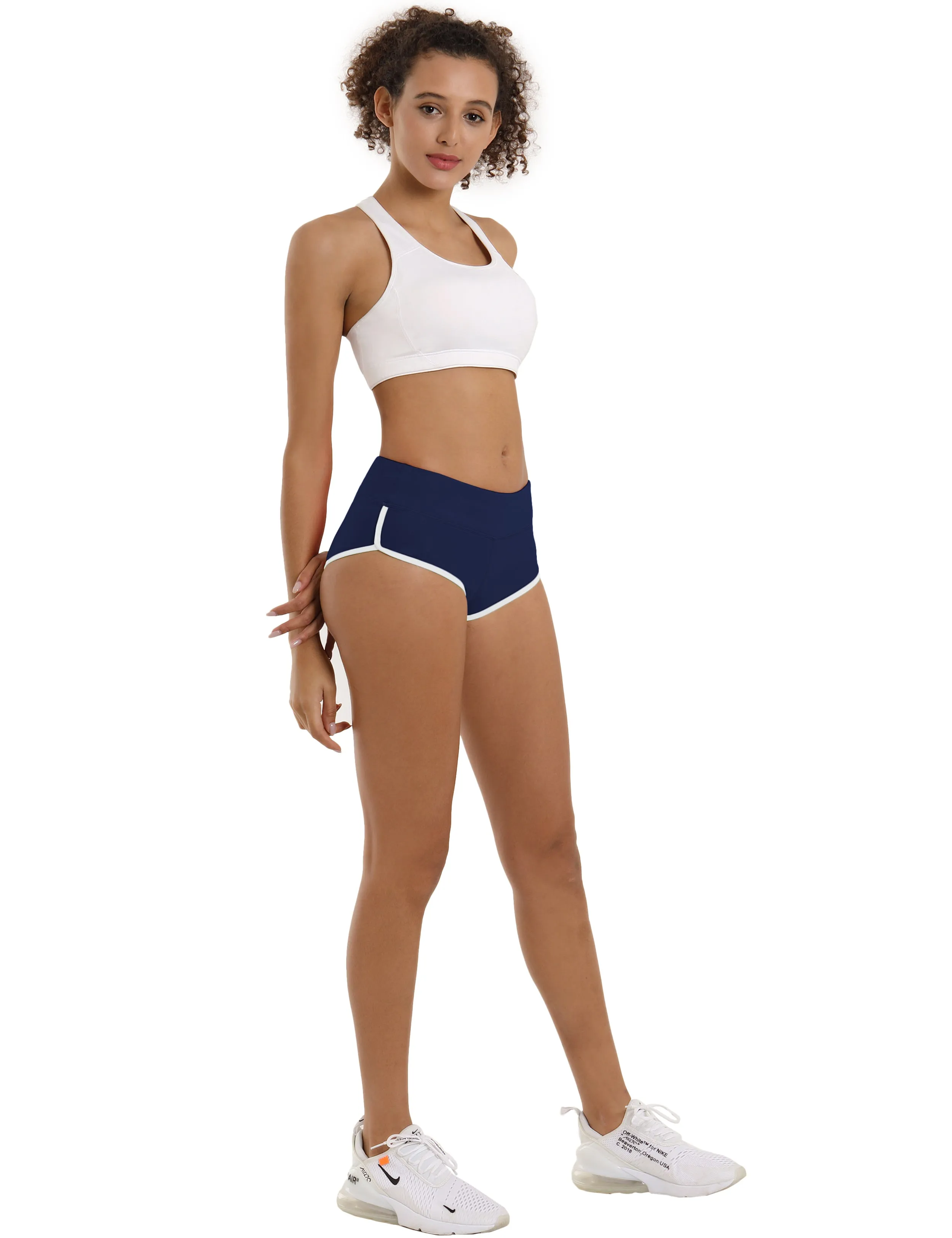 Sexy Booty Yoga Shorts darknavy