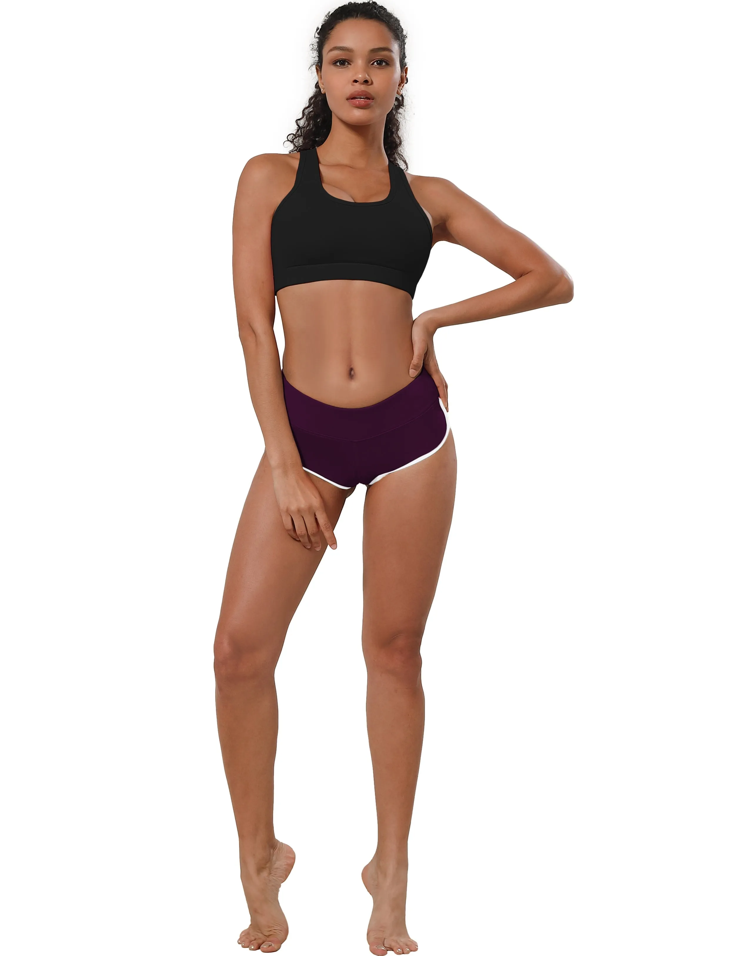 Sexy Booty Yoga Shorts plum_yoga