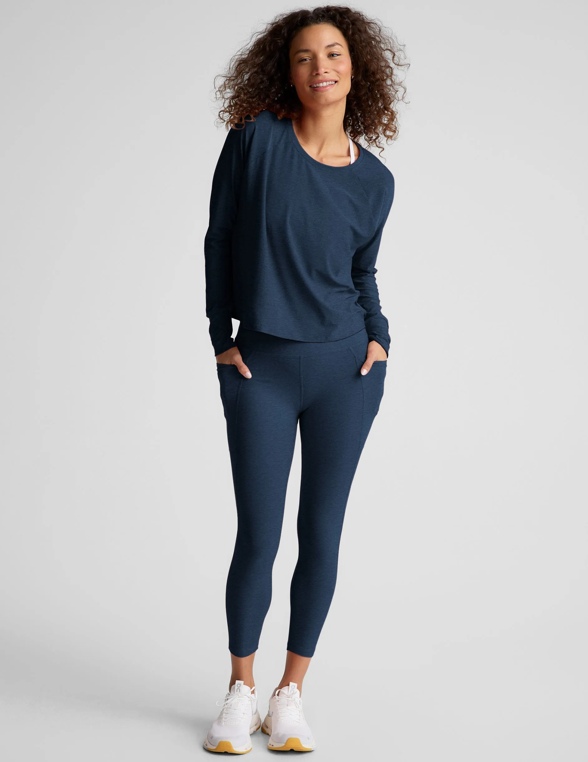 Spacedye Out Of Pocket High Waisted Capri Legging