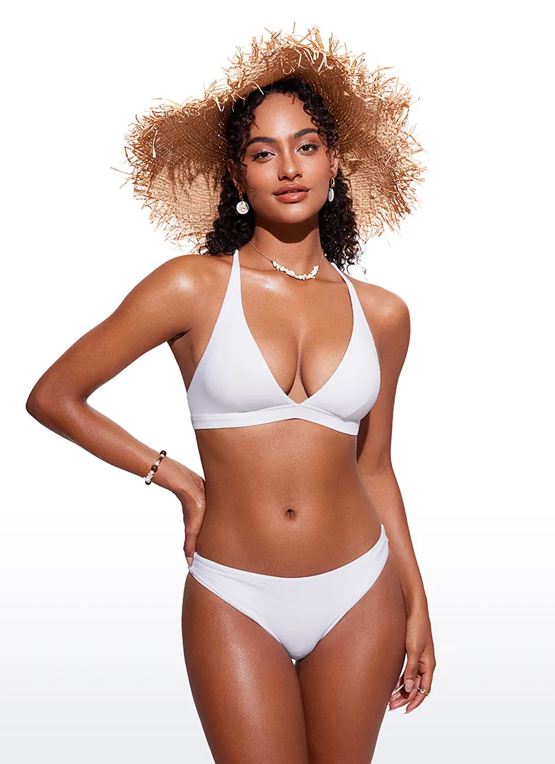 Sunshine V Neck Bikini Tops Criss Cross Back