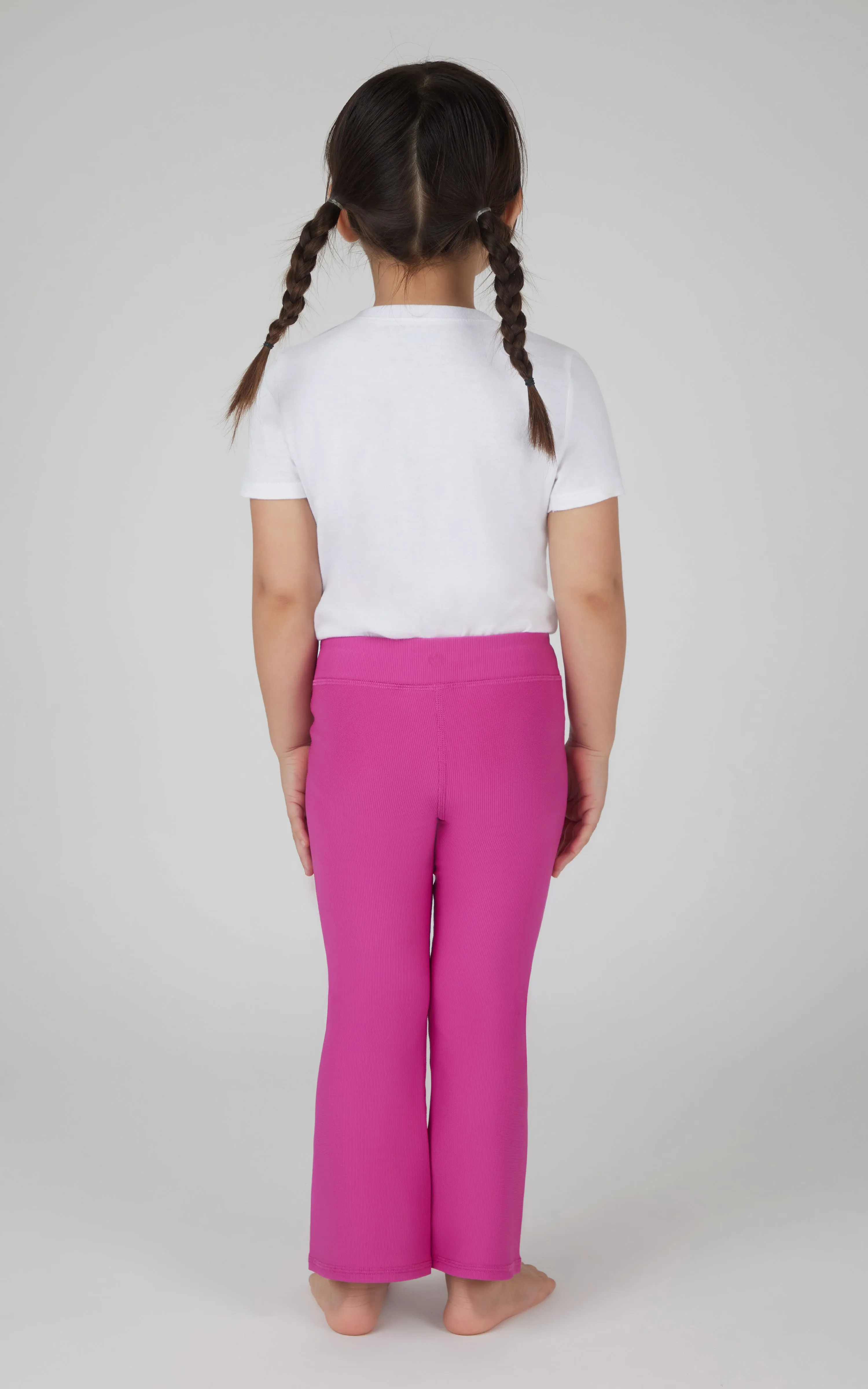 Toddler Girls 2 PK Ribbed Flared Pant
