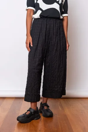 Tucked Mackin Pants - Black Plaid