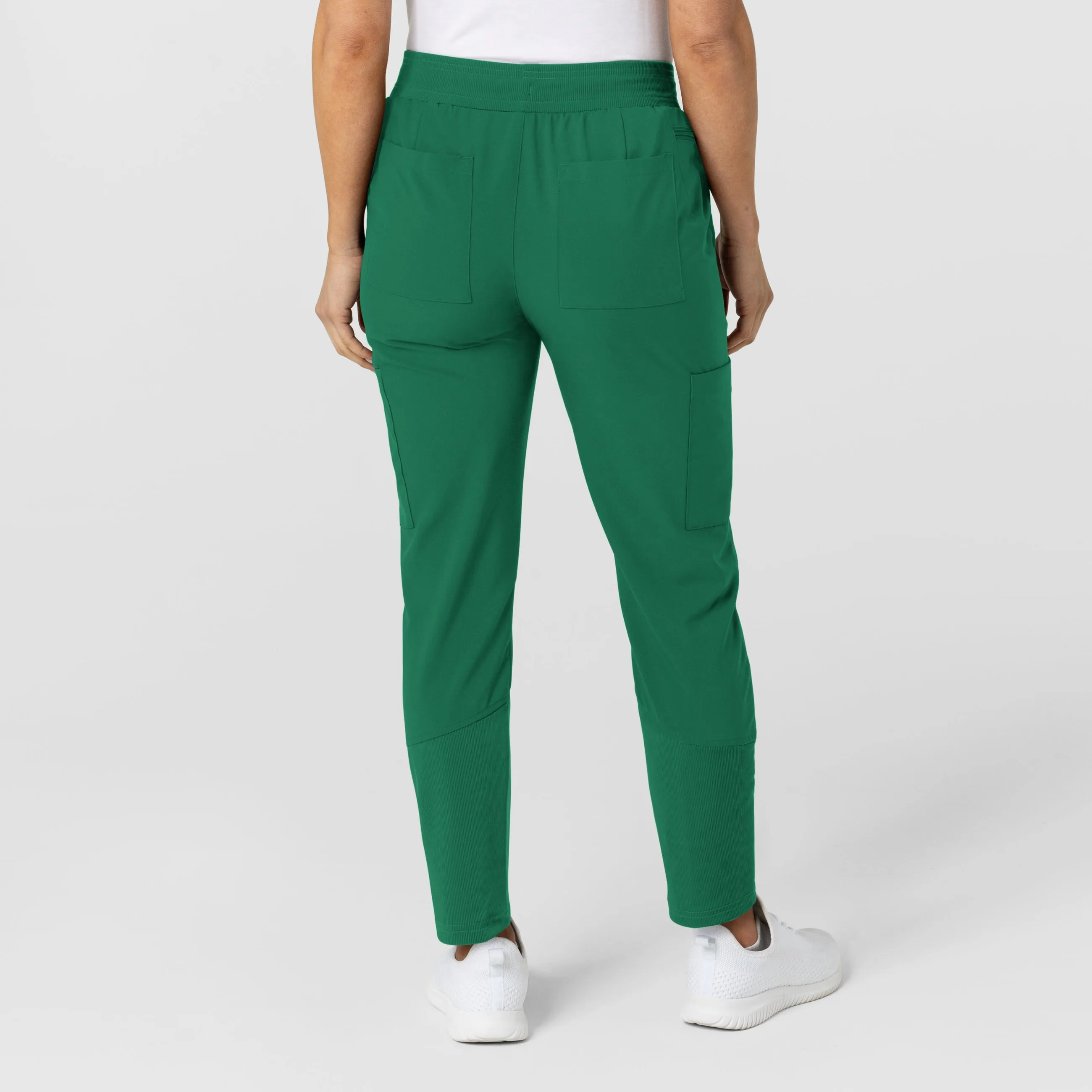 W123 Women's Flex-n-Reach Track Scrub Pant - Hunter