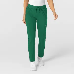 W123 Women's Flex-n-Reach Track Scrub Pant - Hunter