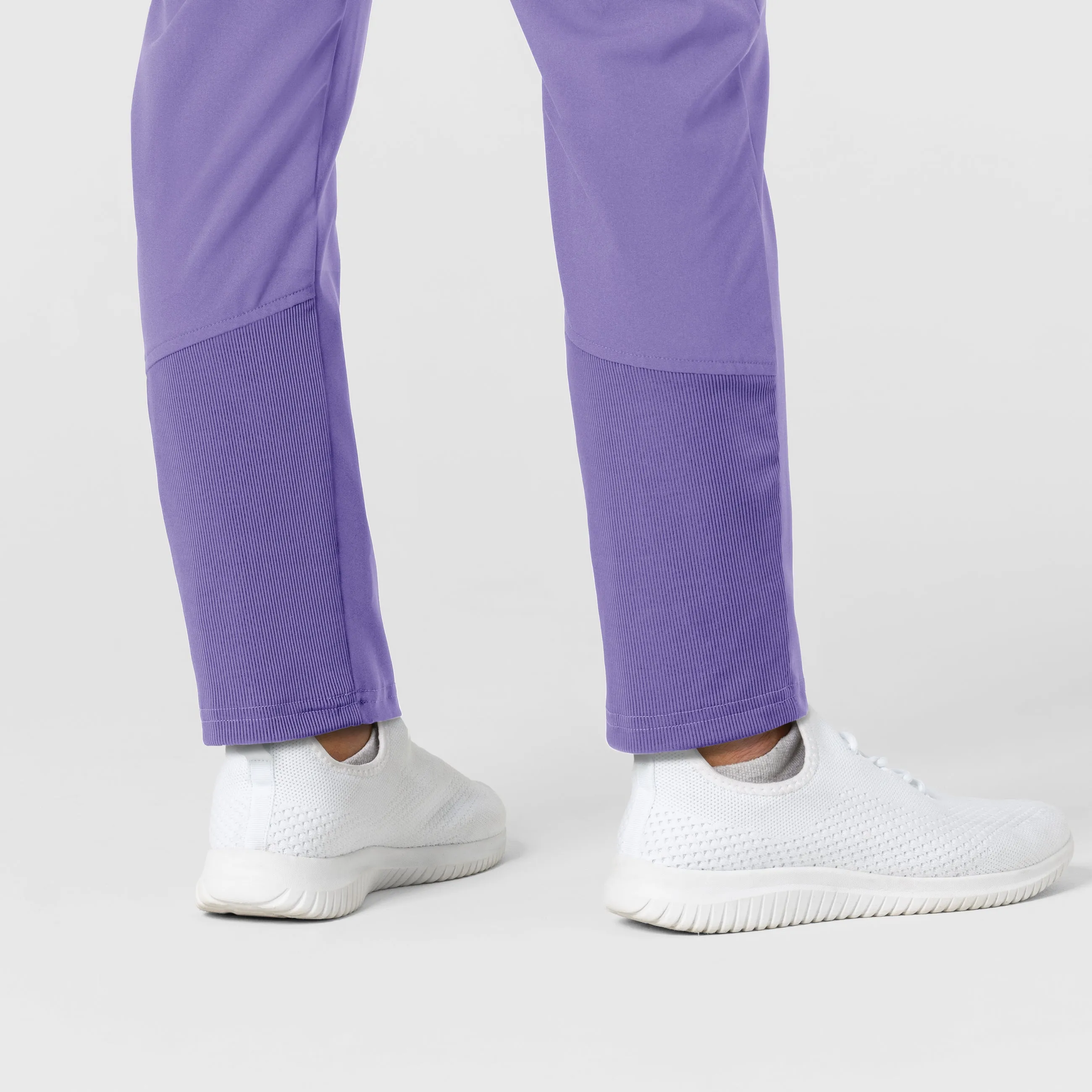 W123 Women's Flex-n-Reach Track Scrub Pant - Iris Purple