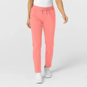 W123 Women's Flex-n-Reach Track Scrub Pant - Paradise Pink