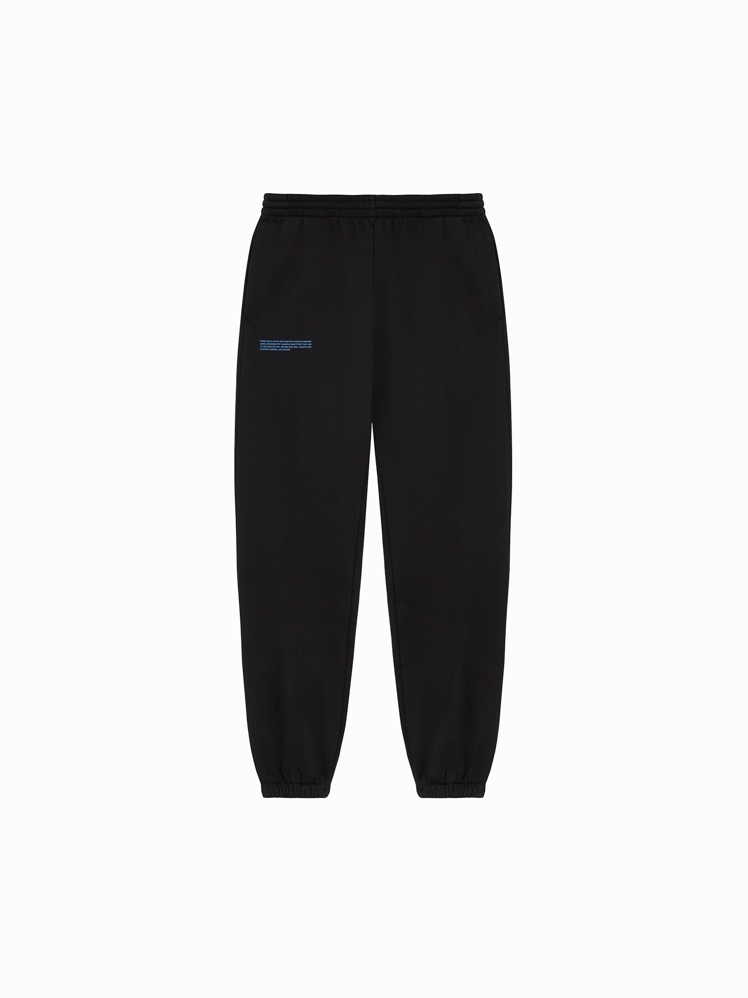 Womens In Conversion Cotton Track Pants—black