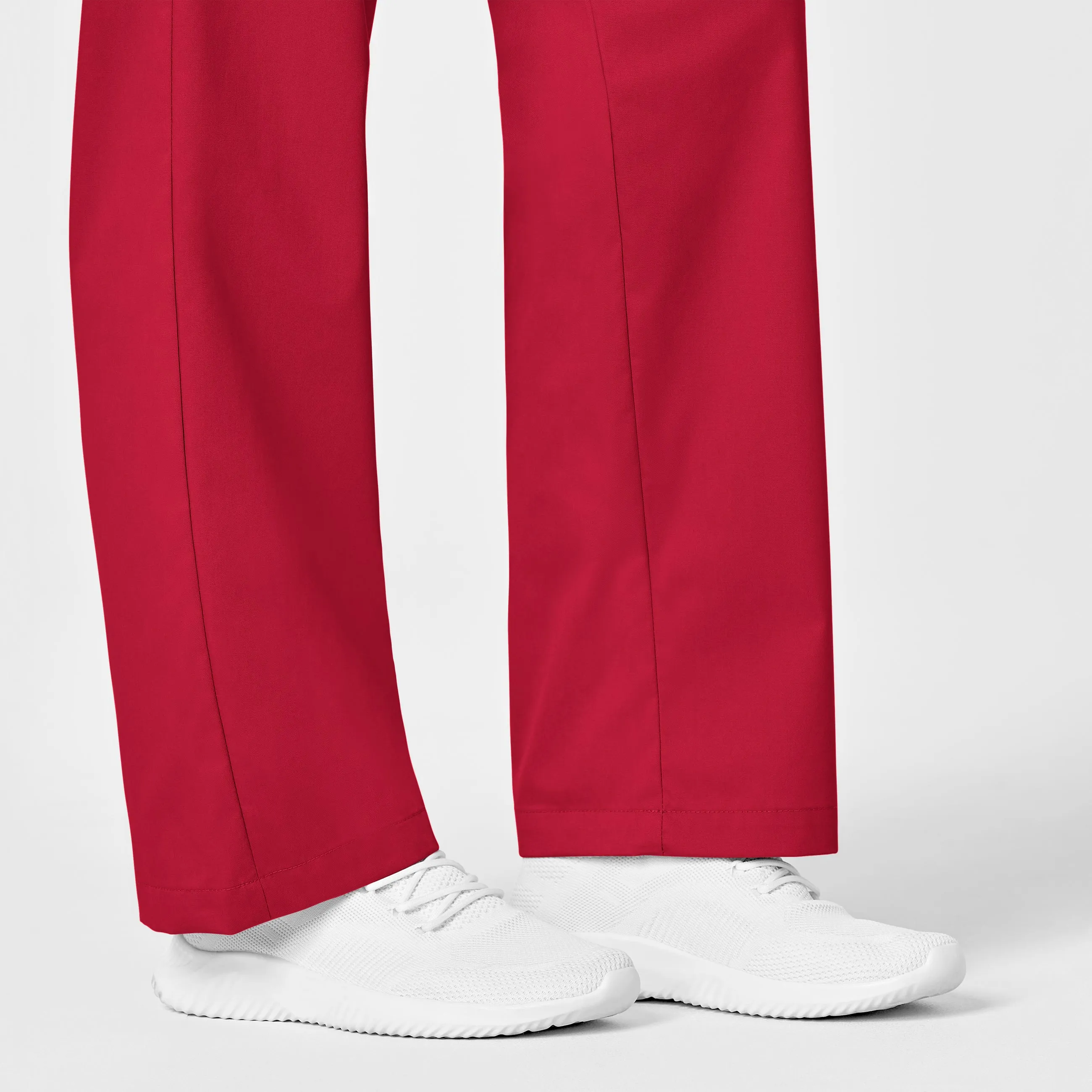 WonderWORK Women's Pull-On Cargo Scrub Pant - Red