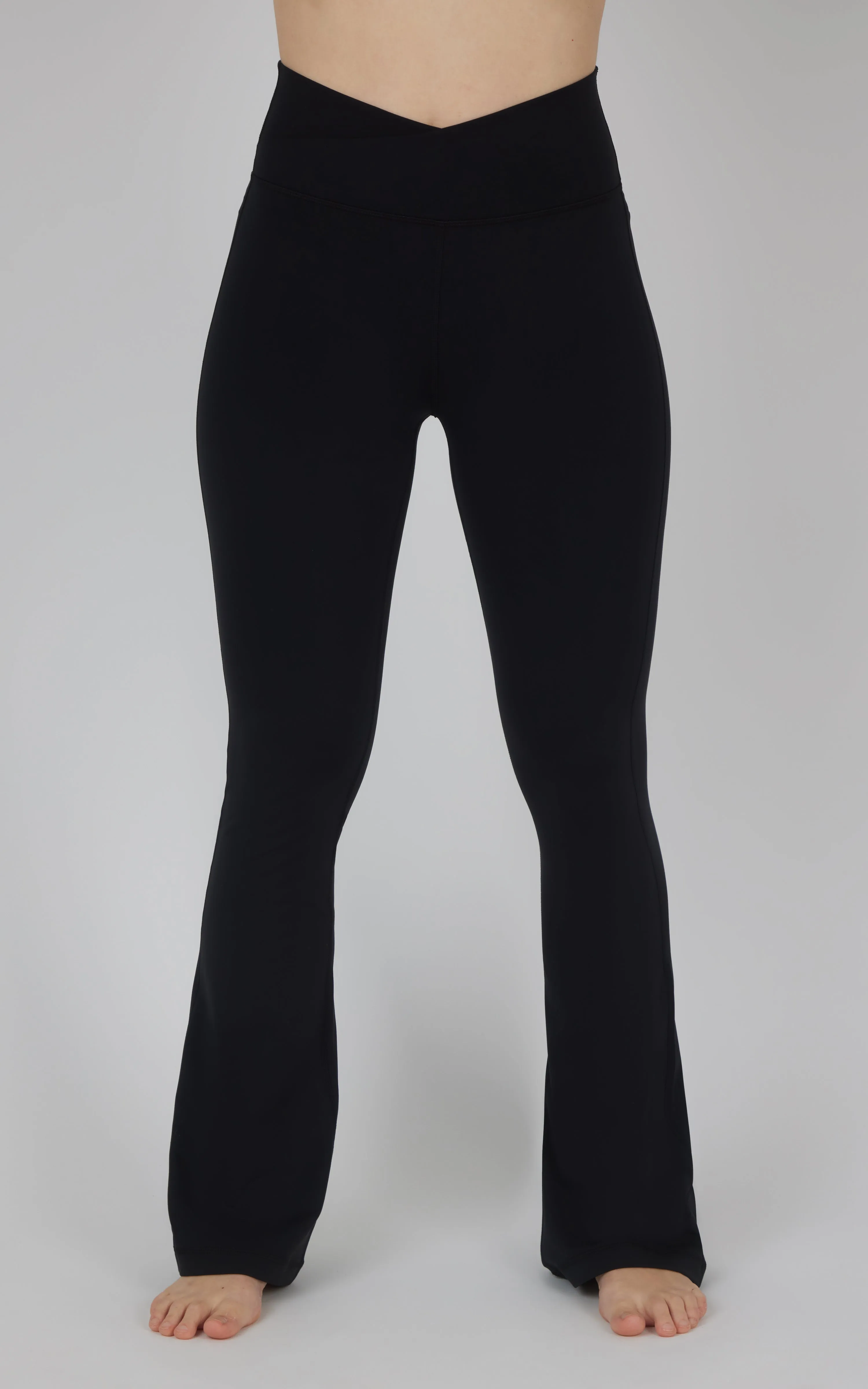 Yogalicious Lux Crossover Waist Flared Leg Pant