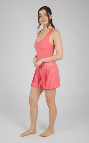 Yogalicious Lux Mini Pleated Dress