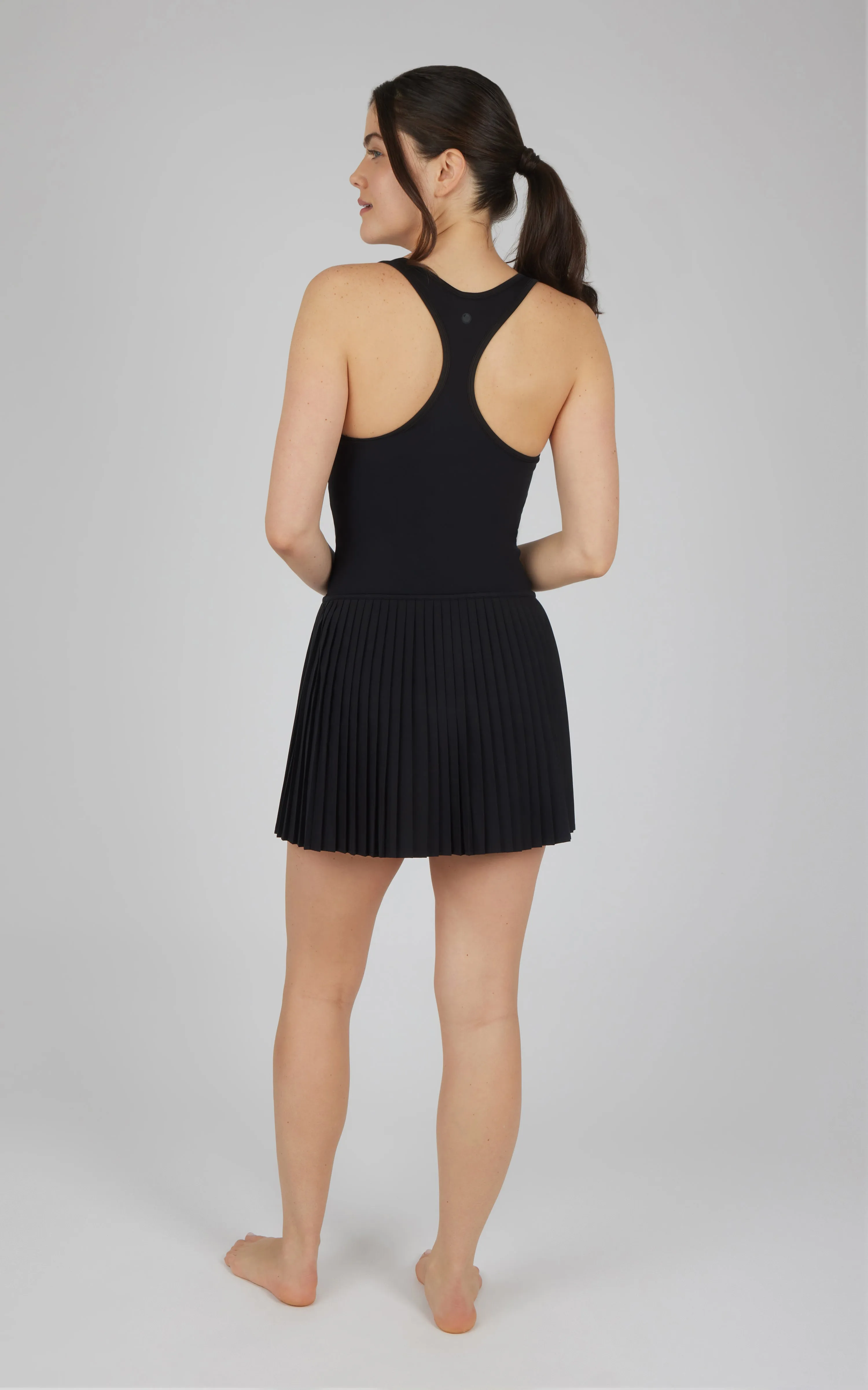 Yogalicious Lux Mini Pleated Dress
